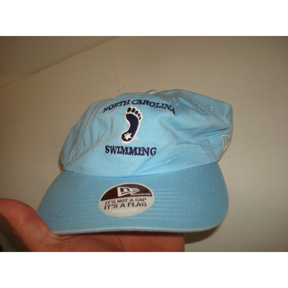 NORTH CAROLINA SWIMMING  TAR HEELS Y2K  HAT‎ CAP VINTAGE DEADSTOCK B5